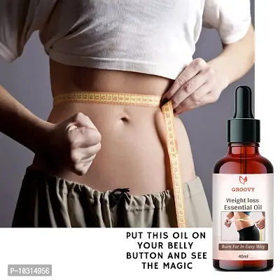 Fat Burning Oil, Slimming Oil, Fat Burner, Anti Cellulite And Skin Toning Slimming Oil For Stomach, Hips And Thigh Fat Loss Fat Go Slimming Weight Loss Body Fitness Oil-thumb0