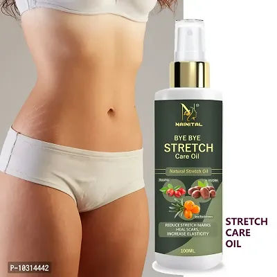 Nainital Organics Stretch Mark Removal Oil Men Under Arms Stretch Mark Bio Oil And Scars Removal 100 Ml-thumb0