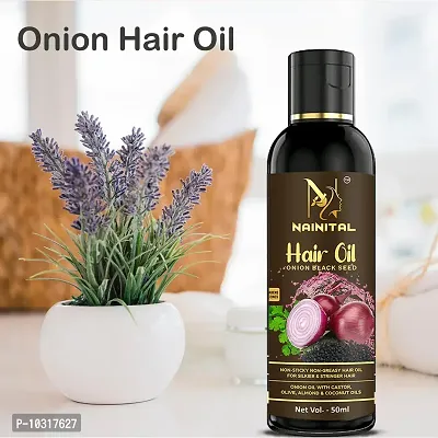 Onion Oil Anti Hair Loss And Hair Growth Oil Form Very Effectively Control Hair Loss 50Ml-thumb0