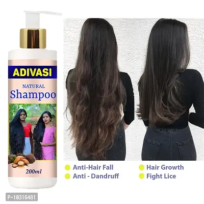 Neelambari Kasturi Herbal Hair Shampoo For Women And Men For Hair Long - Dandruff Control - Hair Loss Control - Long Hair - - 200 Ml-thumb0