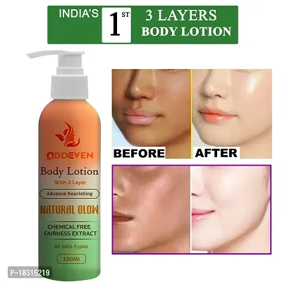 3 Layers Body Lotion - Ultra Light Hydration - No Mineral Oil, Parabens, Silicones-thumb0