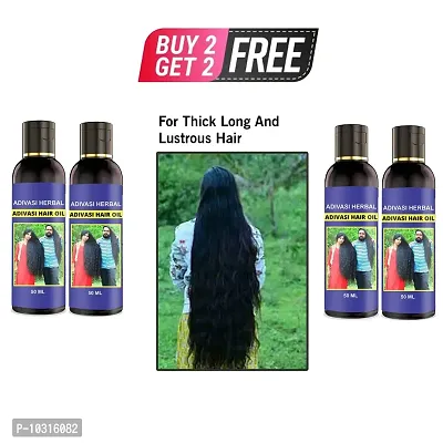 Sri Maruthi For Hair Regrowth And Hair Falls Control, Pure Natural Products Hair Oil 50 Ml Buy 2 Get 2 Free-thumb0