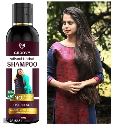 Neelambari Kasturi Herbal Hair Shampoo For Women And Men For Hair Long - Dandruff Control - Hair Loss Control - Long Hair- 100 Ml-thumb0