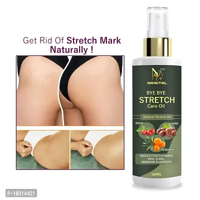 Nainital Stretch Mark Removal Oil Women And Men,Marks And Spots Removal 100 Ml-thumb0