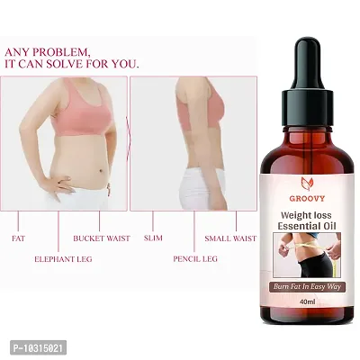 Fat Burning Oil, Slimming Oil, Fat Burner, Anti Cellulite And Skin Toning Slimming Oil For Stomach, Hips And Thigh Fat Loss Fat Go Slimming Weight Loss Body Fitness Oil-thumb0