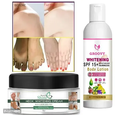 Body Lotion Spf15+ Skin Lighten And Brightening Cream Whitening Cream Shields Your Skin From Hurtful Uv Beams Additionally For Glowing Skin With The Goodness Of- 100 Ml-thumb0