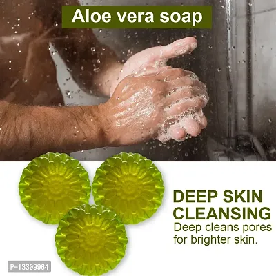 Refreshing Aloe Vera Soap-100 Grams Each, Pack Of 3