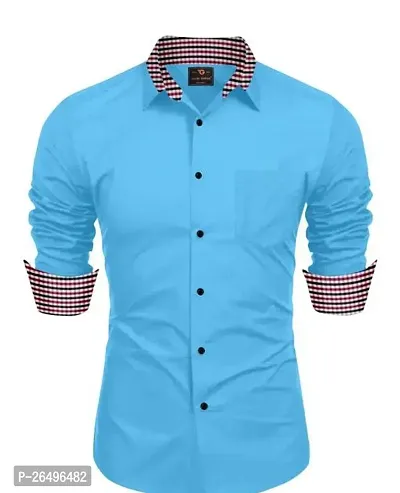 Reliable Cotton Self Pattern Long Sleeves Shirts For Men