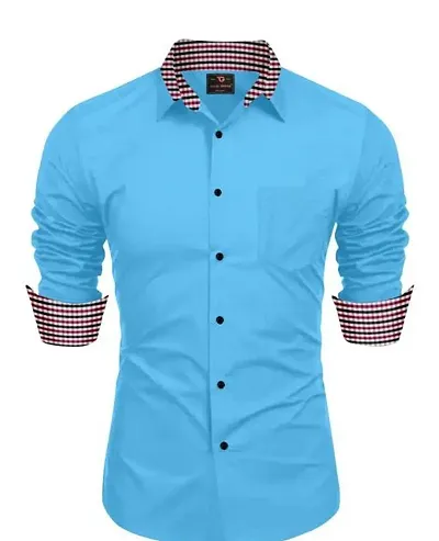 Reliable Self Pattern Long Sleeves Shirts For Men