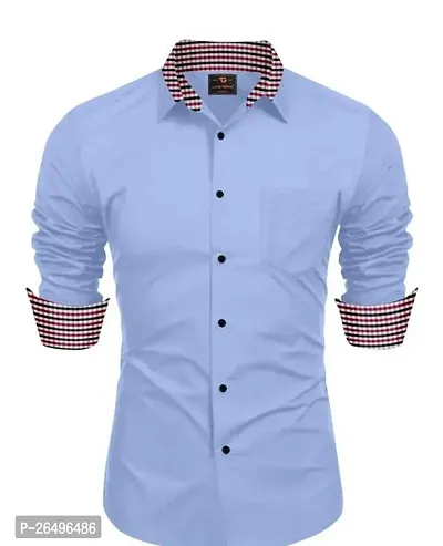 Reliable Cotton Self Pattern Long Sleeves Shirts For Men