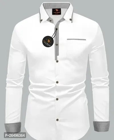 Reliable Cotton Solid Long Sleeves Shirts For Men