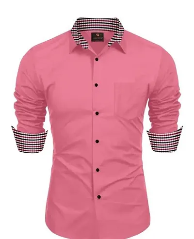 Reliable Cotton Solid Long Sleeves Shirts For Men