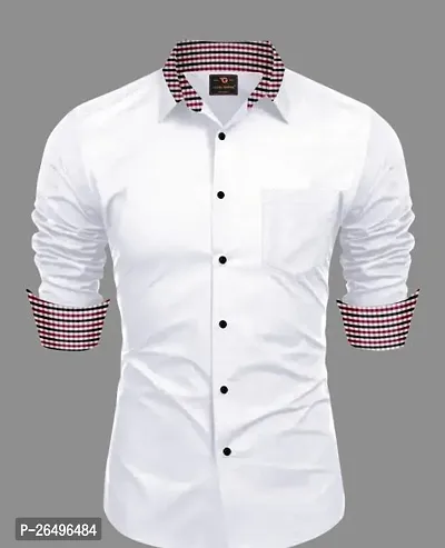 Reliable Cotton Self Pattern Long Sleeves Shirts For Men