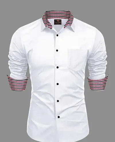 Reliable Self Pattern Long Sleeves Shirts For Men