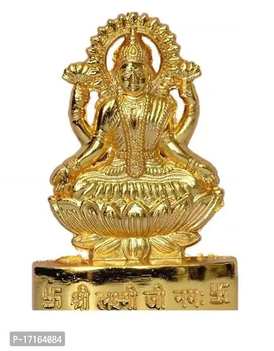 BRASS LAXMI MATA MURTI 11CM GOLDEN