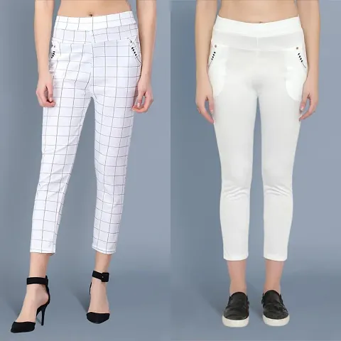 Trendy Cotton Lycra Women's Jeans & Jeggings 