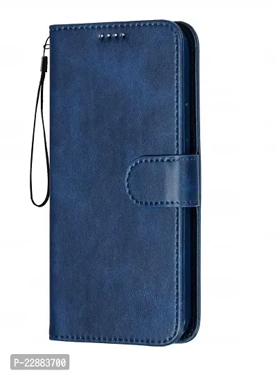 COVERNEW Vintage Leather Flip Cover for Samsung Galaxy M 12 - SM-M127F - Navy Blue-thumb0