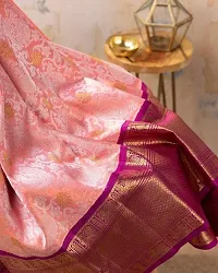 Fancy Soft Silk Saree With Blouse Piece For Women-thumb1