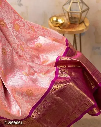 Fancy Soft Silk Saree With Blouse Piece For Women-thumb2