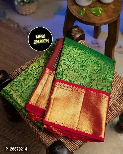 Fancy Soft Silk Saree With Blouse Piece For Women-thumb3