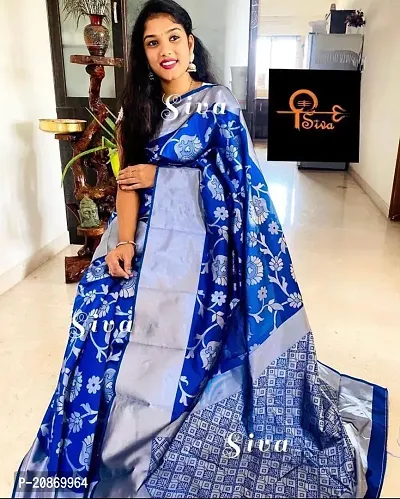 Fancy Soft Silk Saree With Blouse Piece For Women