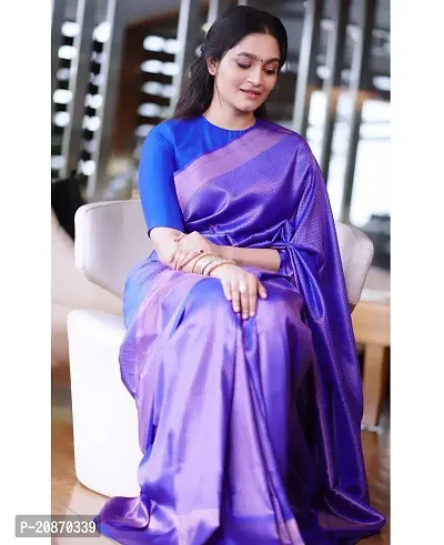 Fancy Art Silk Saree With Blouse Piece For Women-thumb2