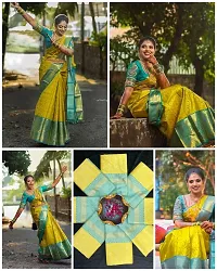 Fancy Art Silk Saree With Blouse Piece For Women-thumb2