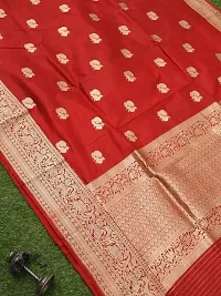 Fancy Soft Silk Saree With Blouse Piece For Women-thumb1