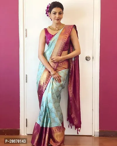 Fancy Soft Silk Saree With Blouse Piece For Women