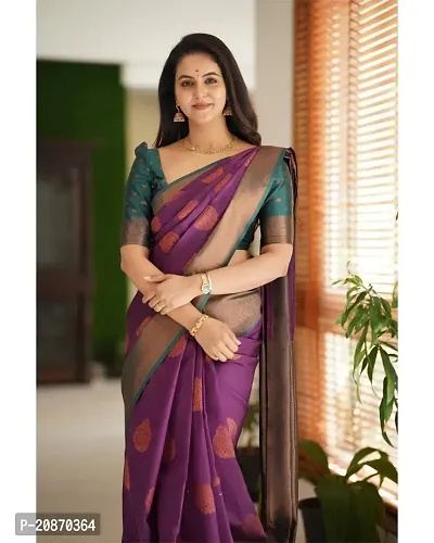 Fancy Art Silk Saree With Blouse Piece For Women-thumb0