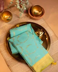 Fancy Soft Silk Saree With Blouse Piece For Women-thumb1