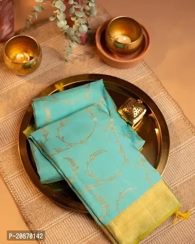 Fancy Soft Silk Saree With Blouse Piece For Women-thumb2