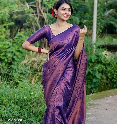 Fancy Art Silk Saree With Blouse Piece For Women-thumb2