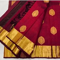 Fancy Soft Silk Saree With Blouse Piece For Women-thumb1