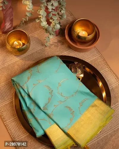 Fancy Soft Silk Saree With Blouse Piece For Women-thumb0