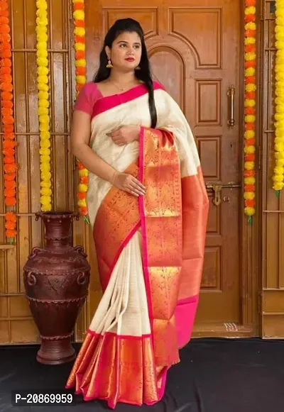 Fancy Soft Silk Saree With Blouse Piece For Women-thumb2