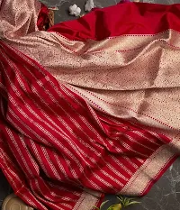 Fancy Soft Silk Saree With Blouse Piece For Women-thumb1