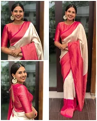 Fancy Art Silk Saree With Blouse Piece For Women-thumb2