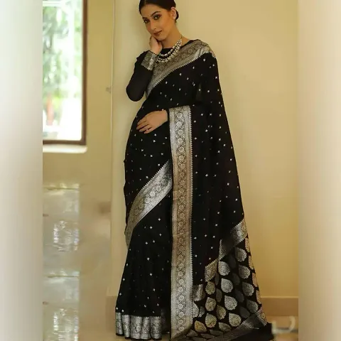 Alluring Cotton Silk Saree with Blouse piece 