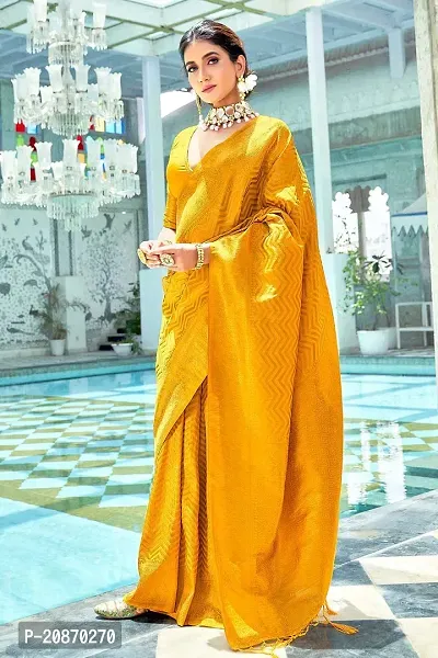 Fancy Soft Silk Saree With Blouse Piece For Women-thumb0