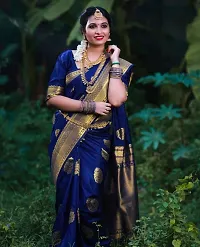 Fancy Soft Silk Saree With Blouse Piece For Women-thumb2