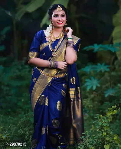 Fancy Soft Silk Saree With Blouse Piece For Women-thumb3