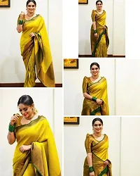 Fancy Art Silk Saree With Blouse Piece For Women-thumb2