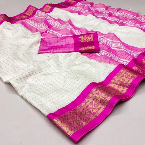 Stylish Silk Saree with Blouse piece For Women