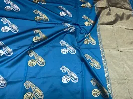 Fancy Soft Silk Saree With Blouse Piece For Women-thumb1