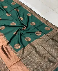 Fancy Soft Silk Saree With Blouse Piece For Women-thumb1