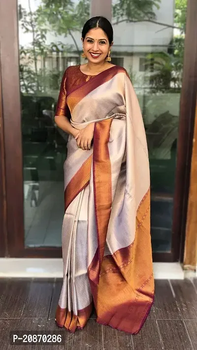 Fancy Art Silk Saree With Blouse Piece For Women-thumb2