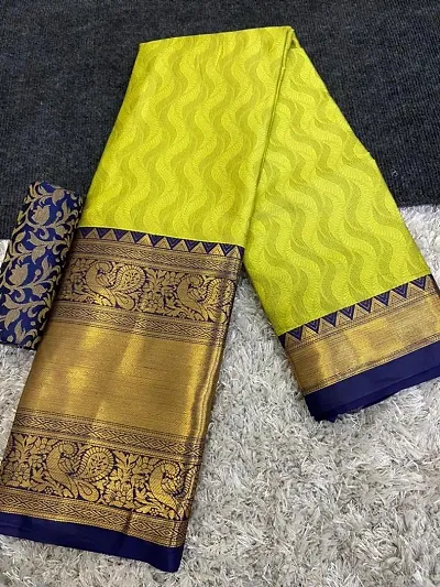 Must Have Cotton Silk Saree with Blouse piece 