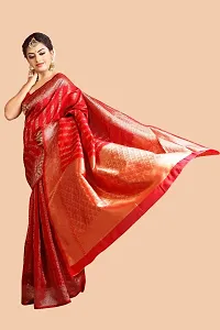 Fancy Soft Silk Saree With Blouse Piece For Women-thumb1