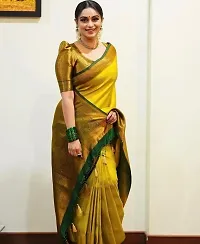 Fancy Art Silk Saree With Blouse Piece For Women-thumb1